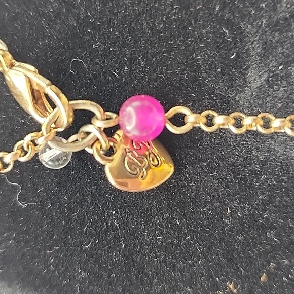 Betsey Johnson Elegant Purple and‎ Pink Gemstone Necklace - Picture 5 of 7